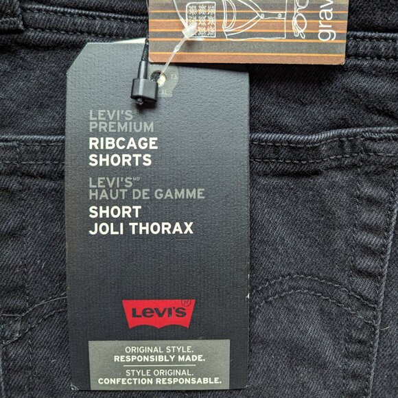 Levi's Premium Ribcage Shorts (Sz: 29) - Picture 6 of 7
